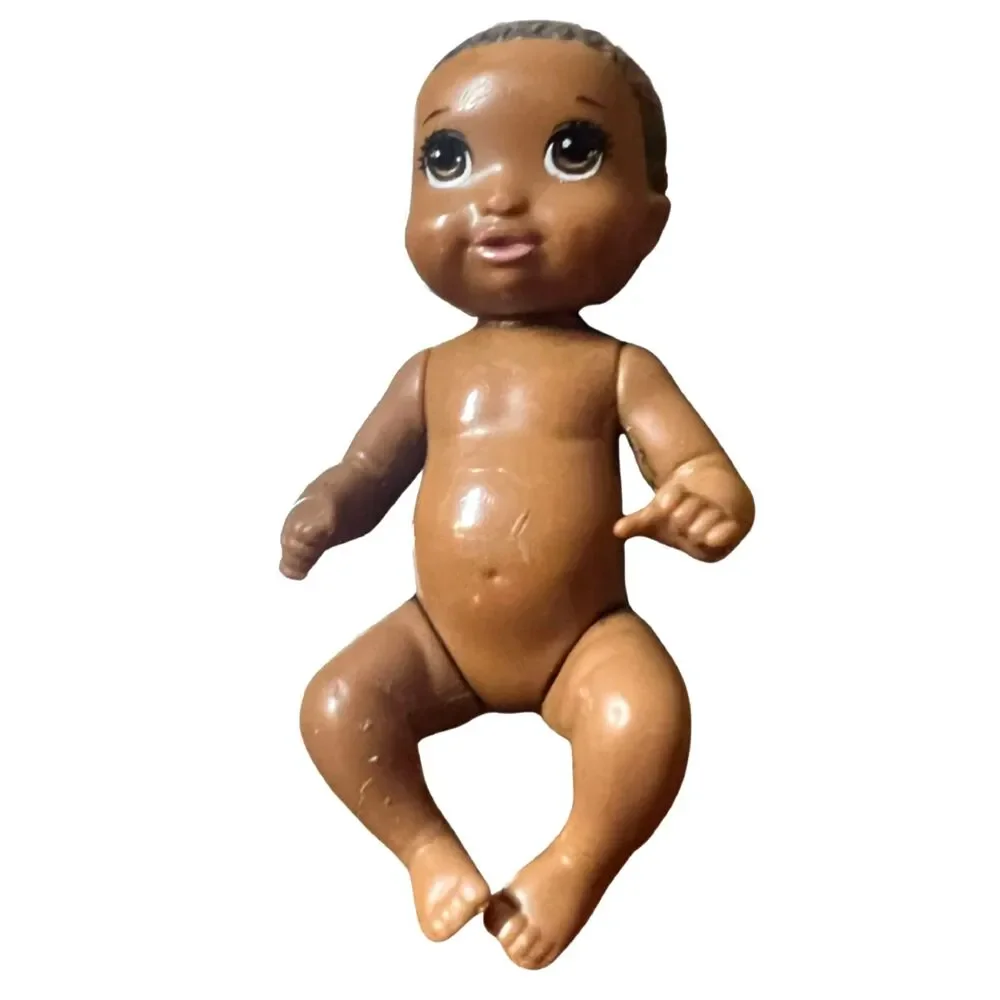 Barbie Happy Family Newborn Baby Mattel Black African American Model FHY82 L18I